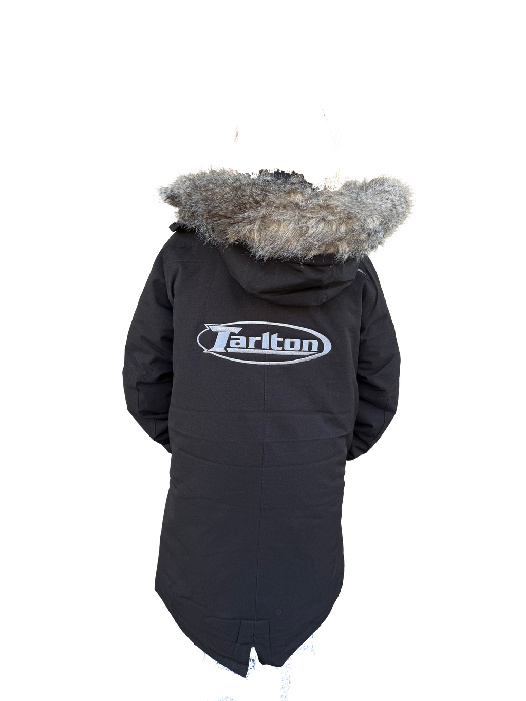 Fur Hood Parka with Stitched logos