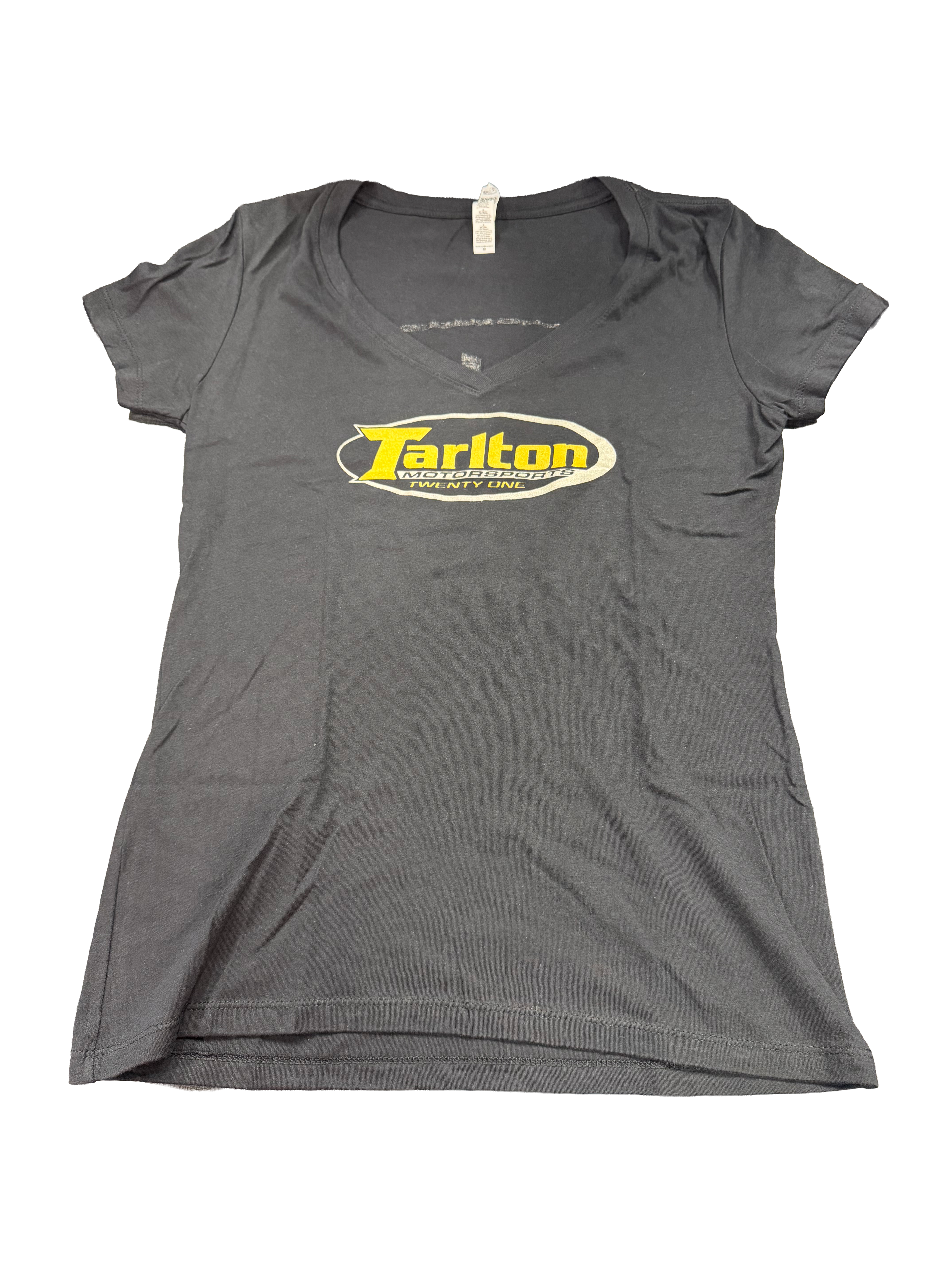 Women's V-neck Gold T Shirt