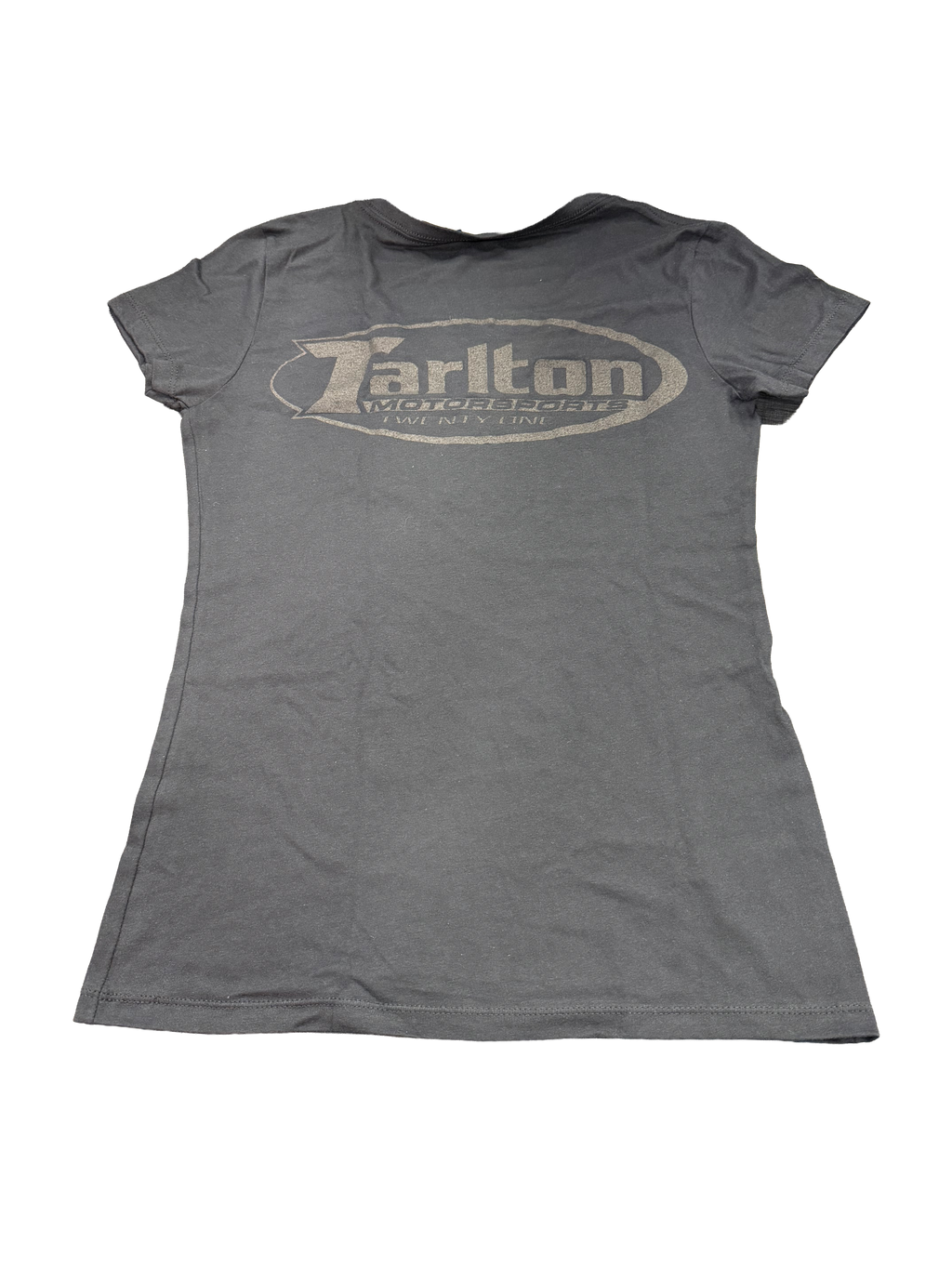Women's V-neck black on black