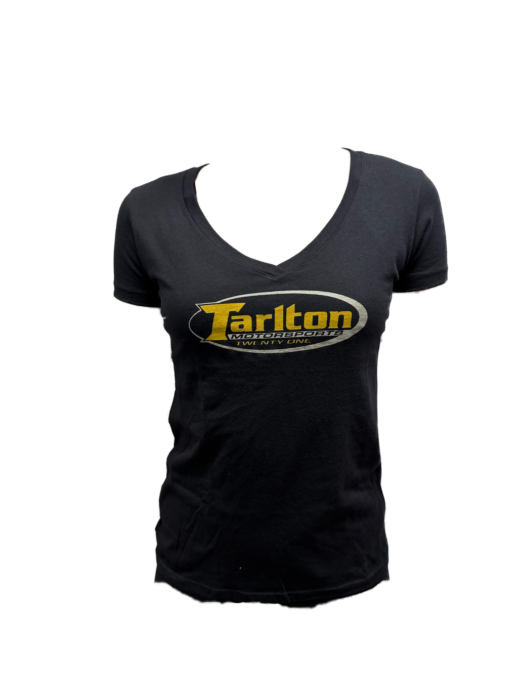 Women's V-neck Gold T Shirt