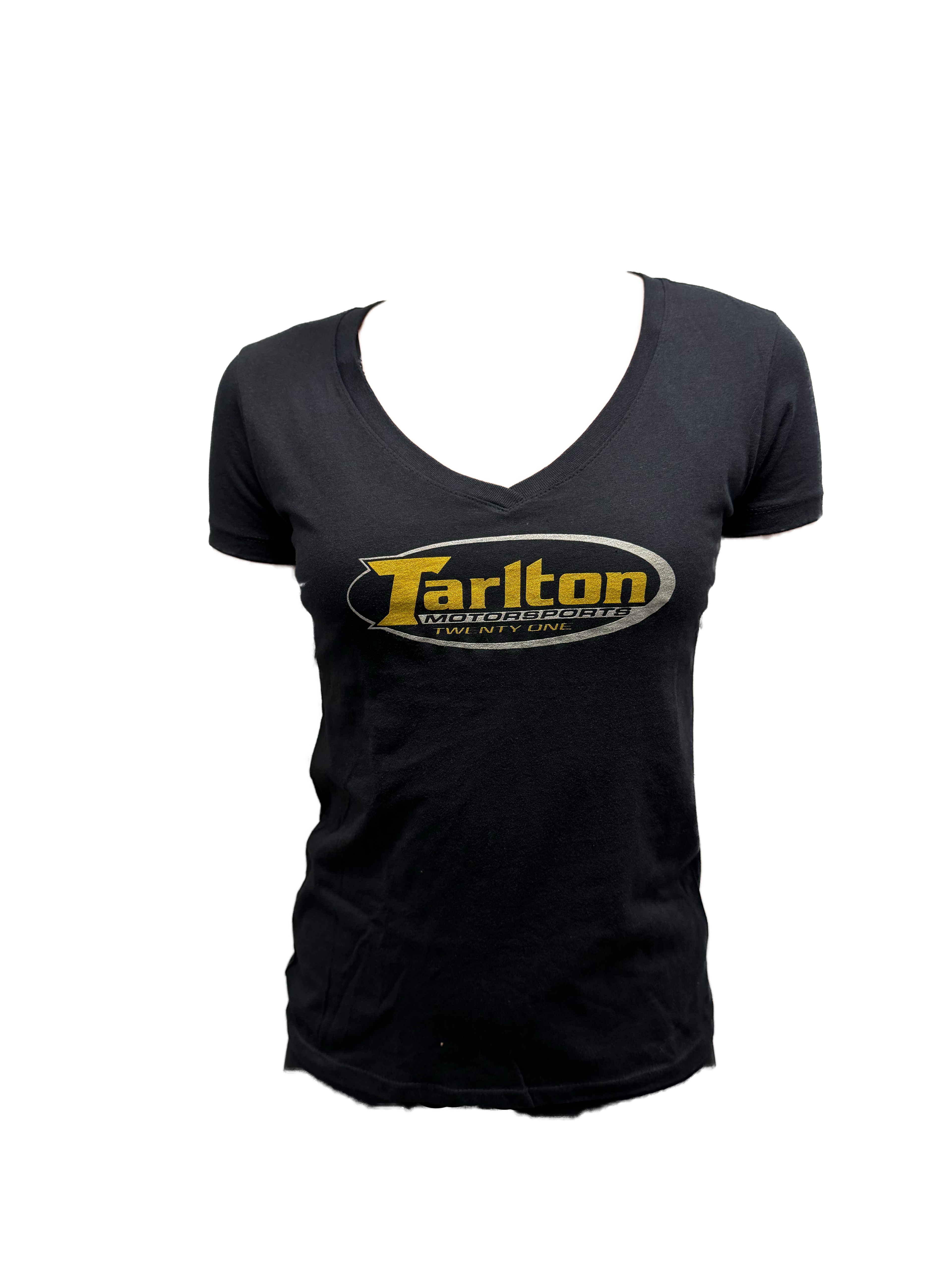 Women's V-neck Gold T Shirt
