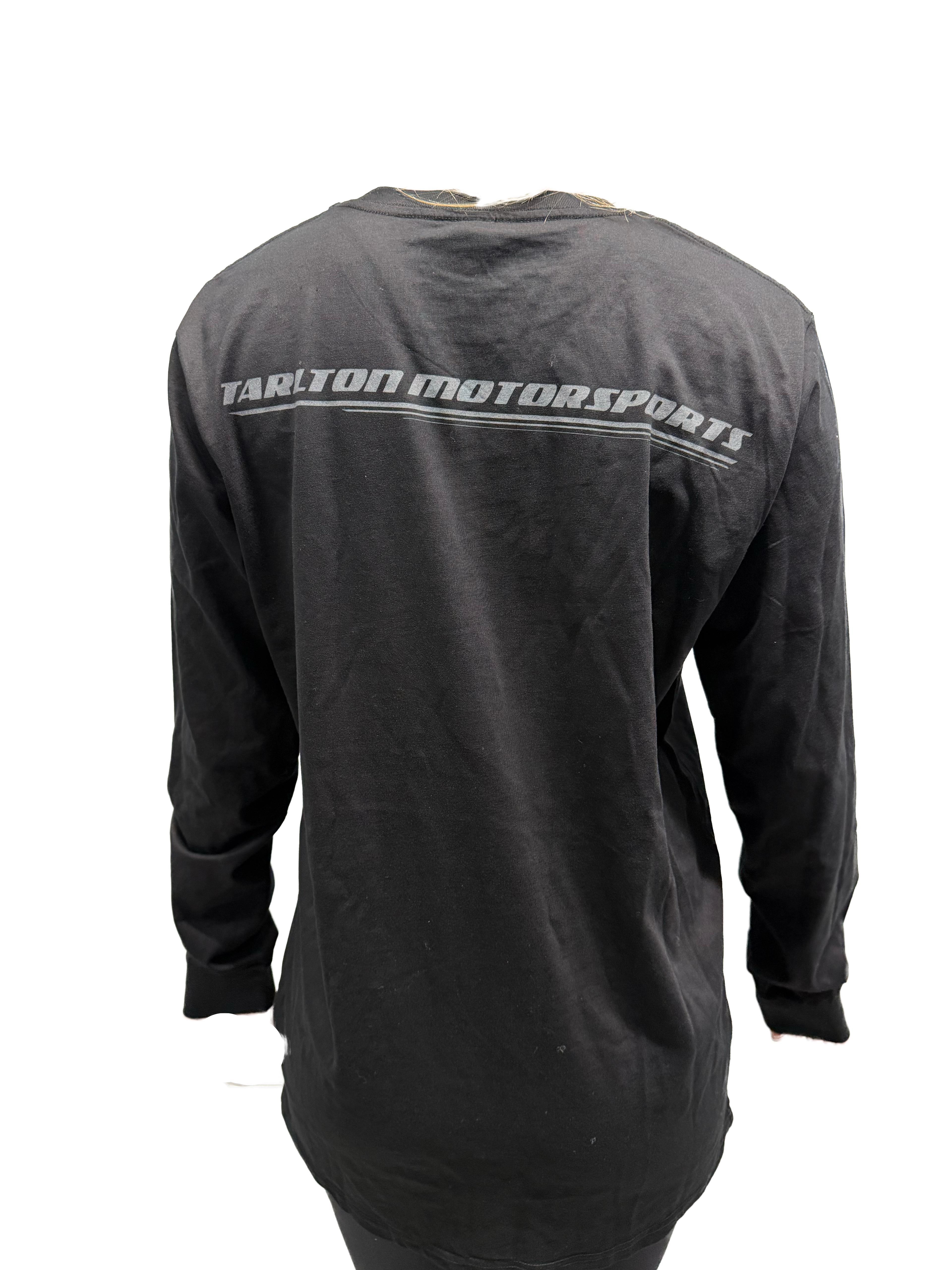 Tarlton "T" Long-sleeve - Grey on Black