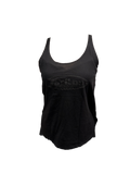 Women's black on black tank