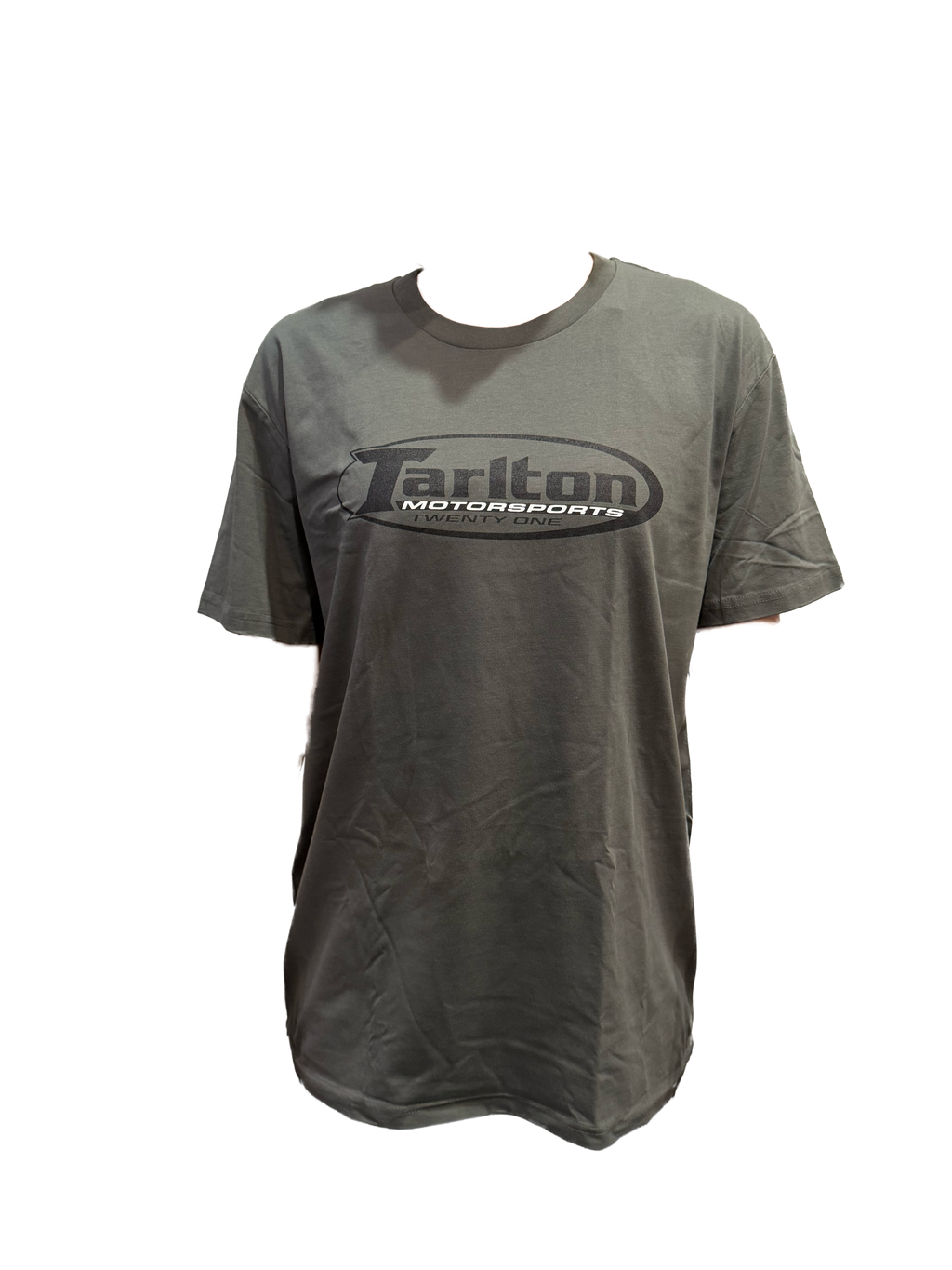 Charcoal Grey/Green Motorsports T-Shirt
