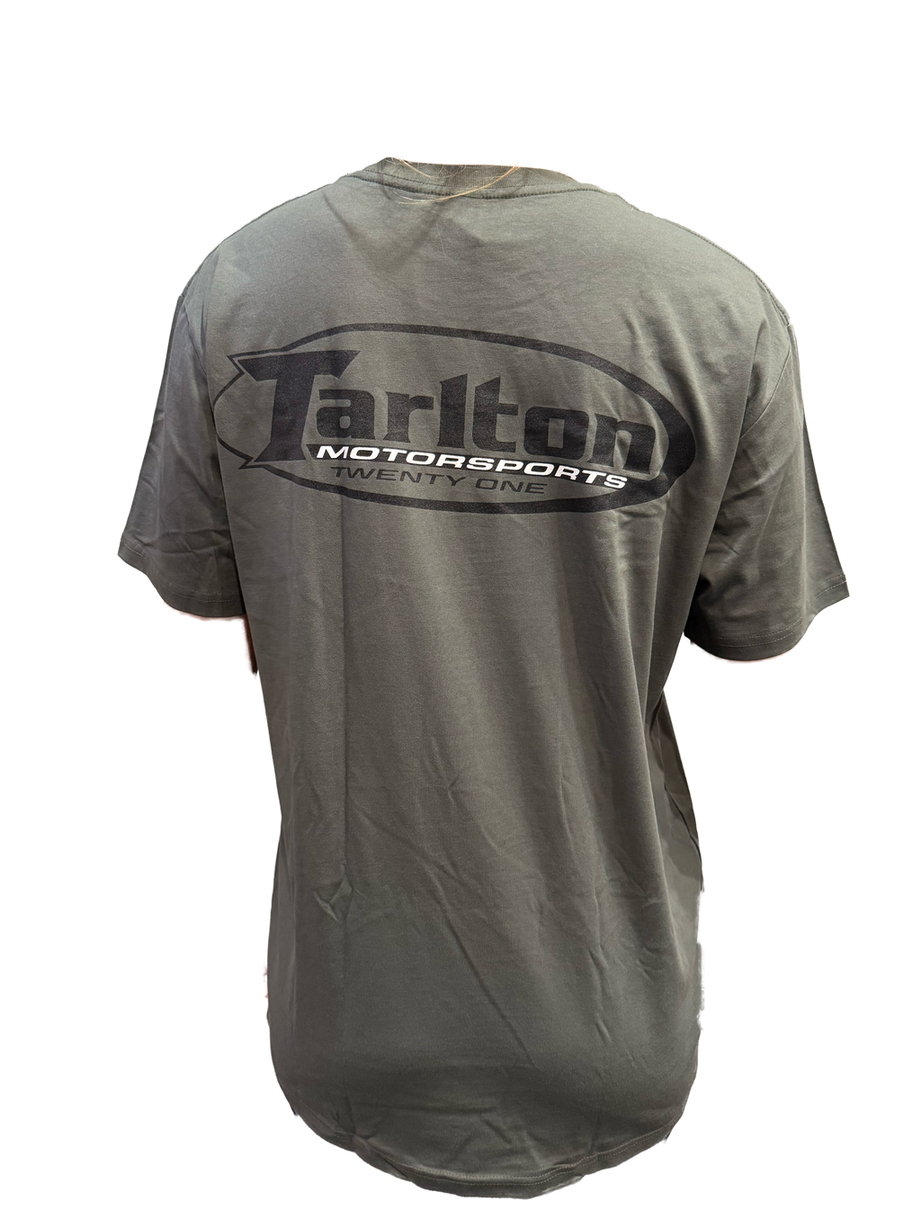 Charcoal Grey/Green Motorsports T-Shirt