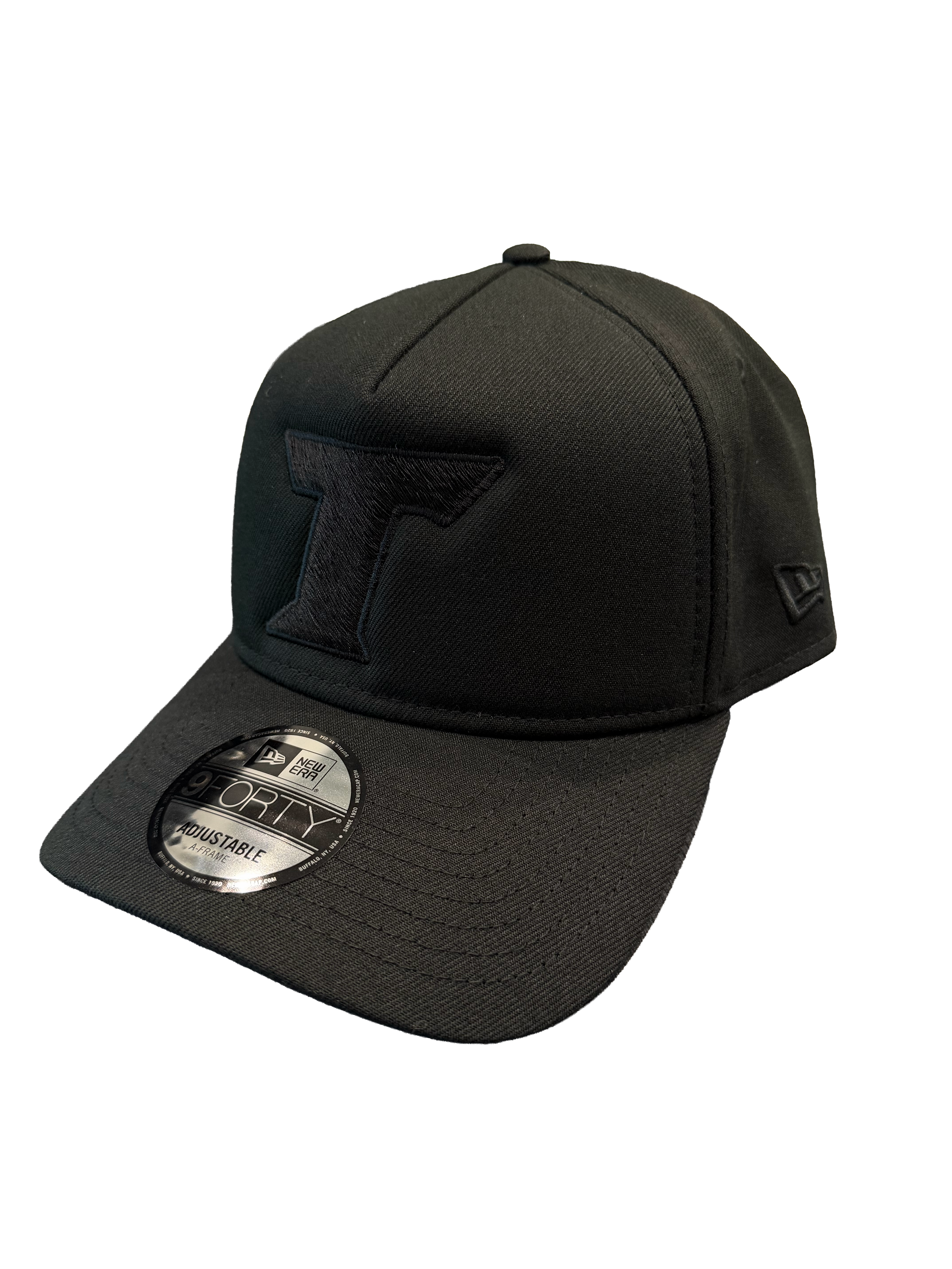 "T" Black-on-Black Snap Back