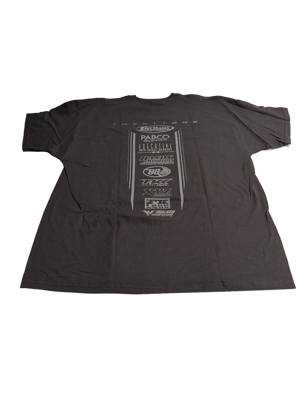 Black crew t shirt with Car